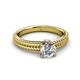3 - Kelis Desire Diamond Braided Engagement Ring 