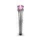 6 - Kelis Desire Pink Sapphire and Diamond Engagement Ring 
