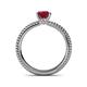 5 - Kelis Desire Ruby and Diamond Engagement Ring 