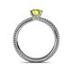 5 - Kelis Desire Yellow and White Diamond Engagement Ring 