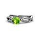 1 - Senara Desire Peridot Engagement Ring 