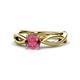 1 - Senara Desire Rhodolite Garnet Engagement Ring 