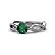 1 - Senara Desire Emerald Engagement Ring 
