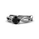 1 - Senara Desire Black Diamond Engagement Ring 