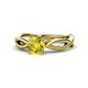 1 - Senara Desire Yellow Diamond Engagement Ring 