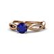 1 - Senara Desire Blue Sapphire Engagement Ring 
