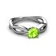 3 - Senara Desire Peridot Engagement Ring 
