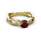 3 - Senara Desire Red Garnet Engagement Ring 