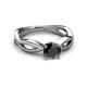 3 - Senara Desire Black Diamond Engagement Ring 