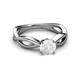 3 - Senara Desire White Sapphire Engagement Ring 