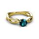3 - Senara Desire Blue Diamond Engagement Ring 
