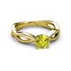 3 - Senara Desire Yellow Diamond Engagement Ring 