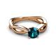 3 - Senara Desire Blue Diamond Engagement Ring 