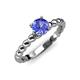 4 - Sariah Desire Tanzanite and Diamond Engagement Ring 