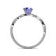 5 - Mayra Desire Tanzanite and Diamond Engagement Ring 