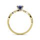 5 - Mayra Desire Iolite and Diamond Engagement Ring 