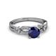 3 - Senna Desire Blue Sapphire and Diamond Engagement Ring 