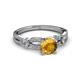 3 - Senna Desire Citrine and Diamond Engagement Ring 