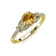 4 - Katelle Desire Citrine and Diamond Engagement Ring 
