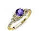 4 - Katelle Desire Iolite and Diamond Engagement Ring 