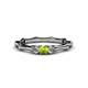 1 - Twyla Diamond and Peridot Three Stone Ring 