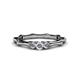 1 - Twyla 0.30 ctw Natural Diamond (3.40 mm) Women Three Stone Engagement Ring  