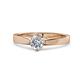 1 - Neve Signature Diamond 4 Prong Solitaire Engagement Ring 