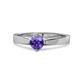 1 - Neve Signature Iolite 4 Prong Solitaire Engagement Ring 
