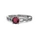 1 - Anwil Signature Ruby and Diamond Engagement Ring 