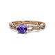 1 - Anwil Signature Iolite and Diamond Engagement Ring 