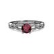 3 - Anwil Signature Ruby and Diamond Engagement Ring 
