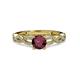 3 - Anwil Signature Ruby and Diamond Engagement Ring 
