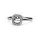1 - Alaina Signature Semi Mount Halo Engagement Ring 