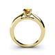 4 - Akila Citrine Solitaire Engagement Ring 