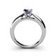 4 - Akila Iolite Solitaire Engagement Ring 