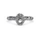 3 - Kelyn Signature Semi Mount Halo Engagement Ring 