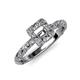 4 - Yana Signature Semi Mount Halo Engagement Ring 