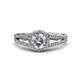 3 - Aylin Diamond Halo Engagement Ring 