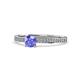 1 - Celia Tanzanite and Diamond Engagement Ring 