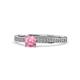 1 - Celia Pink Tourmaline and Diamond Engagement Ring 