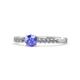 1 - Juan Tanzanite and Diamond Engagement Ring 
