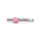 1 - Juan Pink Tourmaline and Diamond Engagement Ring 