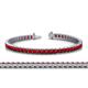 1 - Abril 3.10 mm Ruby Eternity Tennis Bracelet 