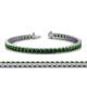 1 - Abril 3.10 mm Green Garnet Eternity Tennis Bracelet 