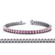 1 - Abril 3.10 mm Pink Tourmaline Eternity Tennis Bracelet 