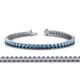 1 - Abril 3.10 mm Blue Topaz Eternity Tennis Bracelet 