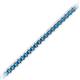 2 - Abril 2.50 mm Blue Topaz Eternity Tennis Bracelet 