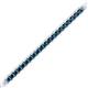 2 - Abril 2.50 mm Blue Diamond Eternity Tennis Bracelet 