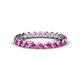 1 - Valerie 2.70 mm Pink Sapphire Eternity Band 