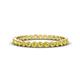 1 - Arria 2.00 mm Yellow Sapphire Eternity Band 